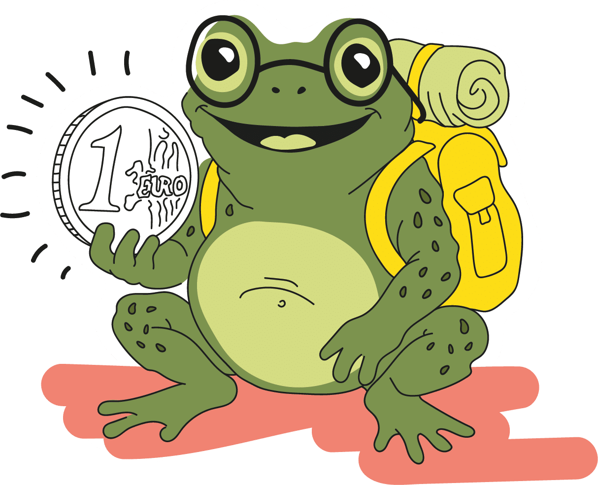 Kroete Rucksack frei
