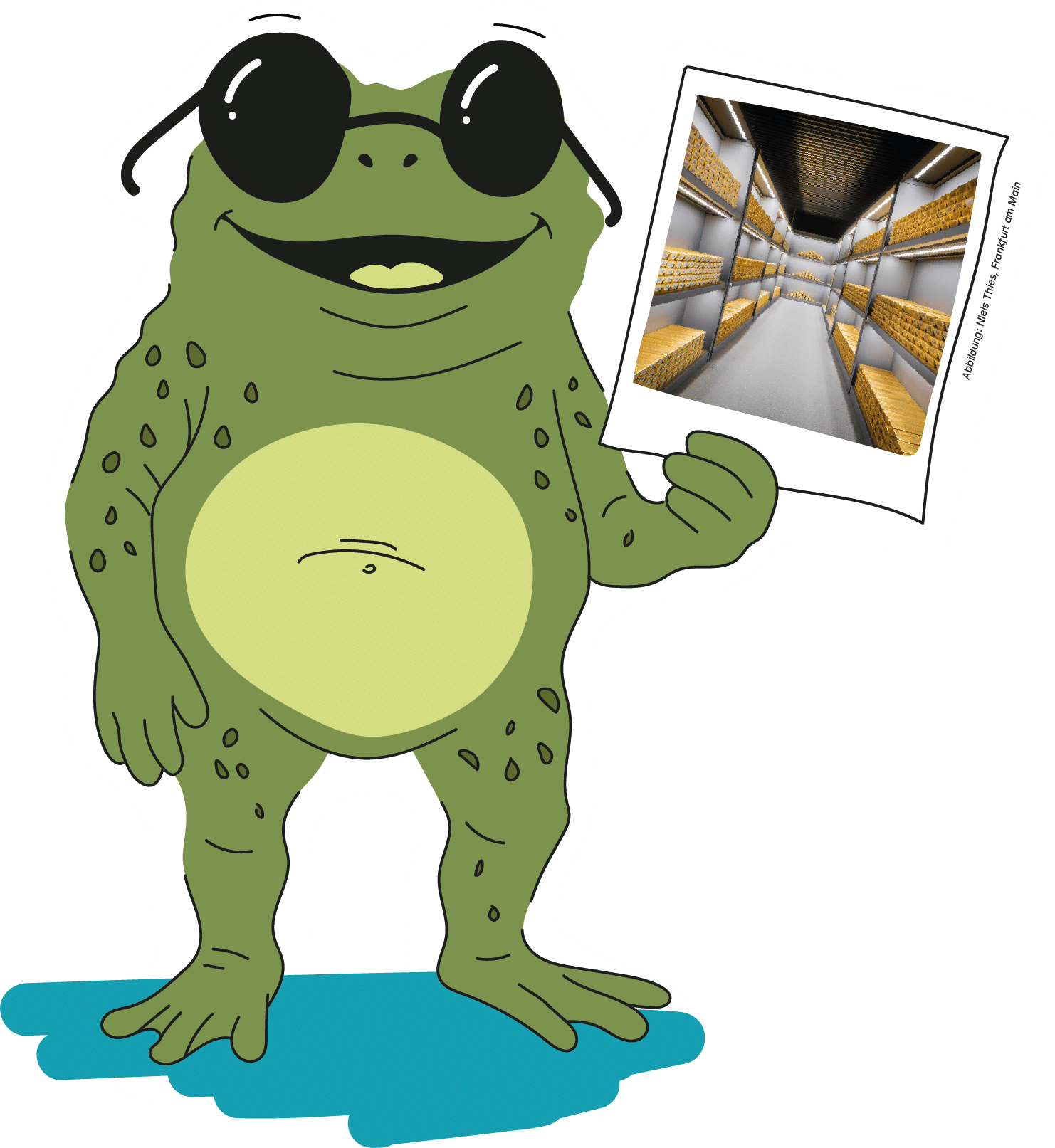Kroete Sonnenbrille frei