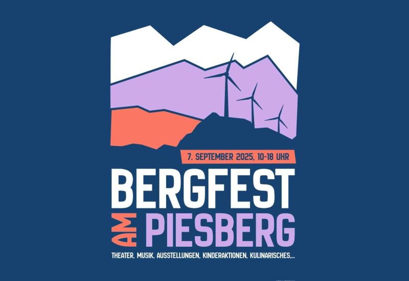 Plakatmotiv Bergfest am Piesberg 07. September 2025