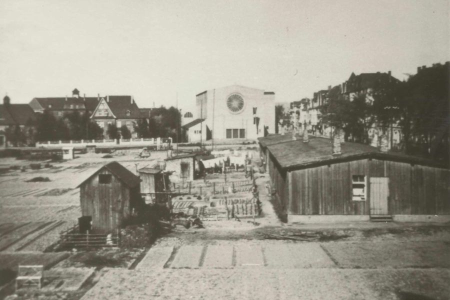 Wesereschstrasse mit Wohnbaracken 1933 scaled 57d0526a