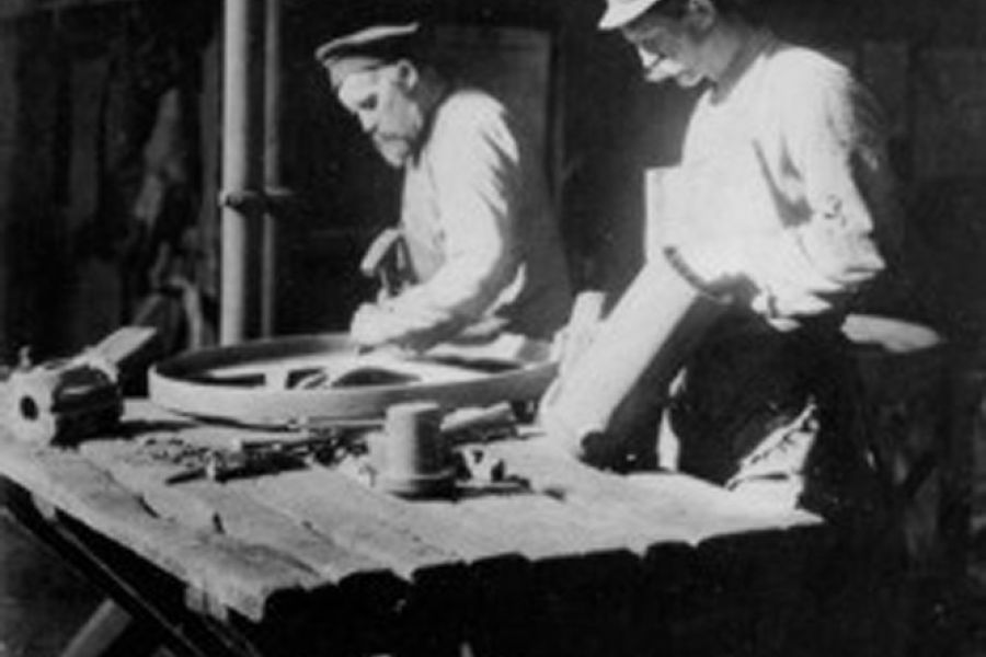 Eisengiesserei Weymann Putzerei um 1910 1 9785282e